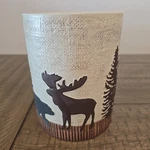 Wilderness Trail Park Designs Utensil Crock Ceramic Stoneware Bear Moose Trees. Fixed Price $25.49.