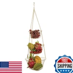 Fox Run Gold 3-TIER Kitchen Hanging Fruit Basket, 32-INCHES. Fixed Price $48.75.