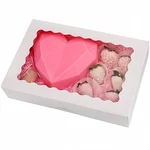 Tcoivs 30-PACK Bakery With Window, 12" 8" 2.5", Cookie Boxes, Auto-pop. Fixed Price $36.84.