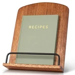 Beautiful Cookbook Stand For Your Kitchen Counter - Solid Wood Easily K.... Fixed Price $45.39.