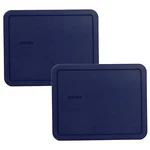 Pyrex Rectangular 11 Cup Replacement Lid Cover Blue 7212-PC 2PK For Glass Bowl. Fixed Price $14.49.