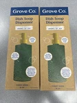 Grove Co. Dish Soap Dispenser Limited Edition Sparks Of Joy Forest Green 2 Pack. Fixed Price $7.99.