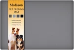 Mofason Pet Food Mat Waterproof Dog 24 X16 Large 0.5 Inch Raised Edge,pe. Fixed Price $29.59.