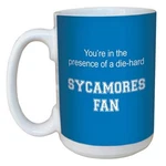 Tree-free Greetings LM44459 Sycamores College Football Fan Ceramic Mug. Fixed Price $12.95.