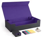 Trading Card Venssu Storage Box With Colorful Dividers-black And Purple. Fixed Price $24.99.