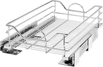 Single Steel Pullout Organizer For Base Kitchen/bathroom Cabinets, Wire Storage. Fixed Price $250.36.