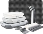 (new) Asap Simple - Eco Friendly Kitchen Set Gray 17 Piece. Fixed Price $22.99.