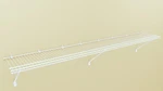 Closetmaid WSK-7212 Wall Mount 72"L X 12"D Vinyl Coated Wire White. Fixed Price $53.86.