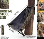 Outdoor Hunting Seat Portable Folding Tree Chair For Camping. Fixed Price $17.97.