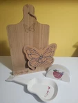 Dolly Parton Wooden Recipe Stand Holder,butterfly Hot Pad, Guitar,sponge. Fixed Price $30.00.