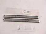 Pair Knape & Vogt 6400P Ss Side Mount Full Extension Drawer Slide 20" Kv. Fixed Price $51.99.