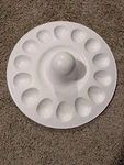 Tupperware 3985 Bottom Piece Egg-ceptional Deviled Easter Server Base White. Fixed Price $22.99.