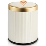Pukomc Bathroom Trash Can With Lid 3.5 Gallon Motion Sensor Waterproof To. Fixed Price $73.51.