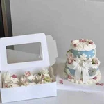 Vankutl 8X6X2.5IN 20PCS White Cookie Boxes With Window, Pastry For Gift.... Fixed Price $19.34.