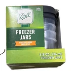 Ball 1/2 Pint Freezer Jar (3-PACK) 1440080102 Oz. Bpa New. Fixed Price $22.00.