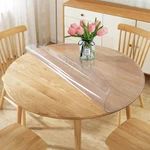 Wandeela 38 Dia Round Plastic Tablecloth Clear Dining Living Room Coffee. Fixed Price $52.02.