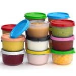 Reusable Plastic Food Storage Containers 16 Pack 4 Oz. Stackable Airtight Lea.... Fixed Price $27.89.