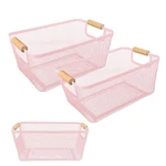 Ptsgcai 2PACK Metal Mesh Steel Basket With Bamboo Handle Wire F.... Fixed Price $67.49.
