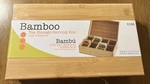 Lipper International Bamboo Wood Tea Box With 8 Sections New. Fixed Price $24.99.