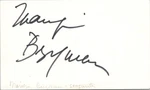 Marilyn Bergman Signed 3X5 Index Card Songwriter Autographed. Fixed Price $19.98.