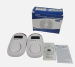 White Digital Display Plug In Type Carbon Monoxide Alarm - 2 Pack WA996(D14). Fixed Price $39.99.