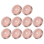 Uxcell Mason Jar Lids With Straw Hole, 70MM/2.76" Regular Mouth Tin Rose Gold. Fixed Price $17.84.