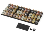 Artibear Spice Drawer Organizer, 9 Pcs Expandable Rack Tray 8"-24". Fixed Price $32.30.