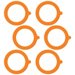 6PCS Rubber Seals Rings For Glass Jars, Airtight Silicone Replacement Gasket .... Fixed Price $10.58.