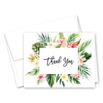 Invitationhouse Tropical Floral Thank You Cards And Envelopes - Of 50. Fixed Price $47.86.