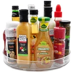 Amolliar 11" Clear Lazy Susan Organizer - 360 Rotating Pack,. Fixed Price $19.38.