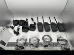 Retevis RT15 Portable Handheld Walkie Talkies Set Of 4 Black. Fixed Price $39.00.