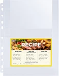 30 Pack 120 Pockets 4X6 Recipe Card SLEEVES,3 Ring Binder Protector. Fixed Price $12.17.