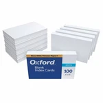 Oxford Blank Index Cards, 4 Inches, White, 6, 1000 Count,. Fixed Price $25.84.