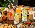6 Pack 13OZ Square Drinking Glasses With Lids And Bent Straws, Reusable. Fixed Price $13.99.