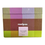 Kate Spade Checked Rainbow Plaid Recipe Organizer Box Nip Cards + Dividers. Fixed Price $30.95.