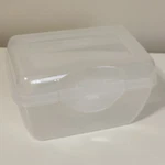 Sterilite Flip Top Clear Plastic Storage Box 3 X5 Index Card Holder 1771. Fixed Price $9.99.