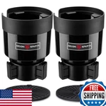 Seven Sparta 2 Pack Car Cup Holder Expander Adjustable Base For Large Bottles. Fixed Price $45.01.