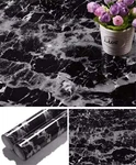 Yancorp Black Marble Contact Peel And Stick Wallpaper Self Adhesive. Fixed Price $5.99.