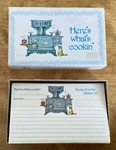 Vtg Current Inc Double Recipe Cards, Here's What's Cooking 30 Count, New/unused. Fixed Price $25.00.