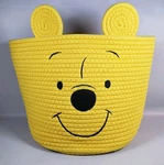 Idea Nuova Disney Winnie The Pooh Figural Rope Storage Bin New. Fixed Price $19.99.
