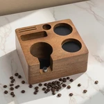 Espresso Tamping Station 54MM, Walnut Portafilter Holder, Organizer .... Fixed Price $69.62.