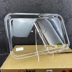 One New Winco 20 Clear Lucite Acrylic Commercial Product Display Serving Tray. Fixed Price $25.00.