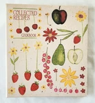 Vtg Meadowsweet Kitchens Recipe Card Cookbook Binder Organizer Fruit'n'flowers. Fixed Price $18.95.