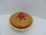 Gorham Merry Round Pat Cake Cherry Pie Dish Lid/ 9" Diameter - New No/box. Fixed Price $19.99.