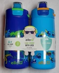 Ello Kids Water Bottles 12OZ Set Dino & Construction Leak-proof Bpa-free. Fixed Price $17.99.
