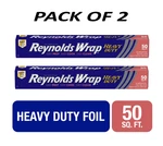 Reynolds Wrap Heavy Duty Aluminum Foil, 12 Inch Wide, 50 Sq. Ft Pack. Fixed Price $9.53.