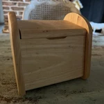Vtg Kamenstein Farmhouse Recipe Box Solid Beechwood Euc. Fixed Price $9.99.