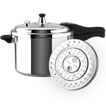 Magefesa Avant 6.2-QUART Aluminum Pressure Cooker, Compatible With Gas, Elect.... Fixed Price $77.19.