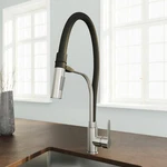 18" Pull-down Kitchen Faucet Single Handle Spray Magnetic Hose Stainless Steel. Fixed Price $80.00.