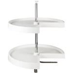 24" Pie-cut Two-shelf Plastic Lazy Susan Set Home Storage & Organization. Fixed Price $147.56.